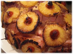 Grilled Pineapple Ham