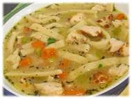 Smoked Chicken Noodle Soup