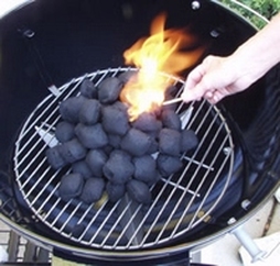 Lighting a Charcoal Grill