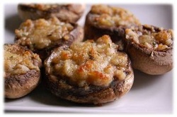 Grilled Stuffed Mushrooms