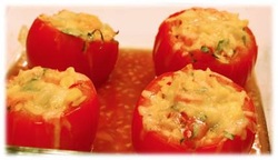 Grilled Stuffed Tomatoes