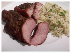 Smoked Venison Deer Steak